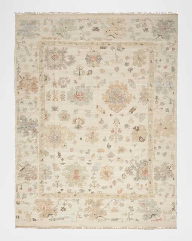Whispers Ivory Hand-Knotted Rug, 8' x 10'